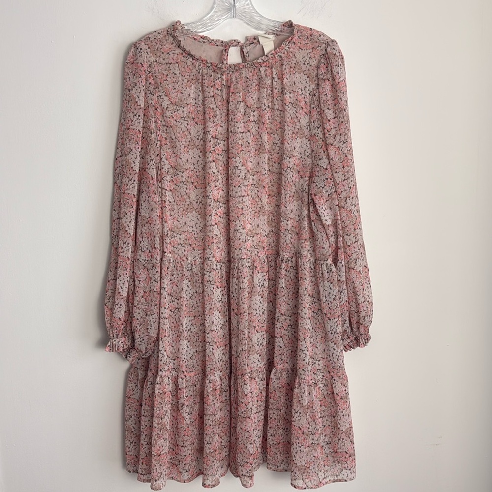 H&M Oversized Floral Print Dress